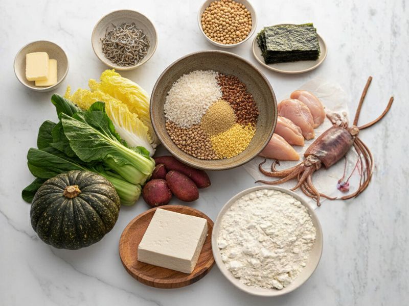 Authentic Korean ingredients