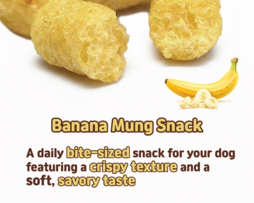Banana Mung Snack - Korean Banana Kick inspired dog treat