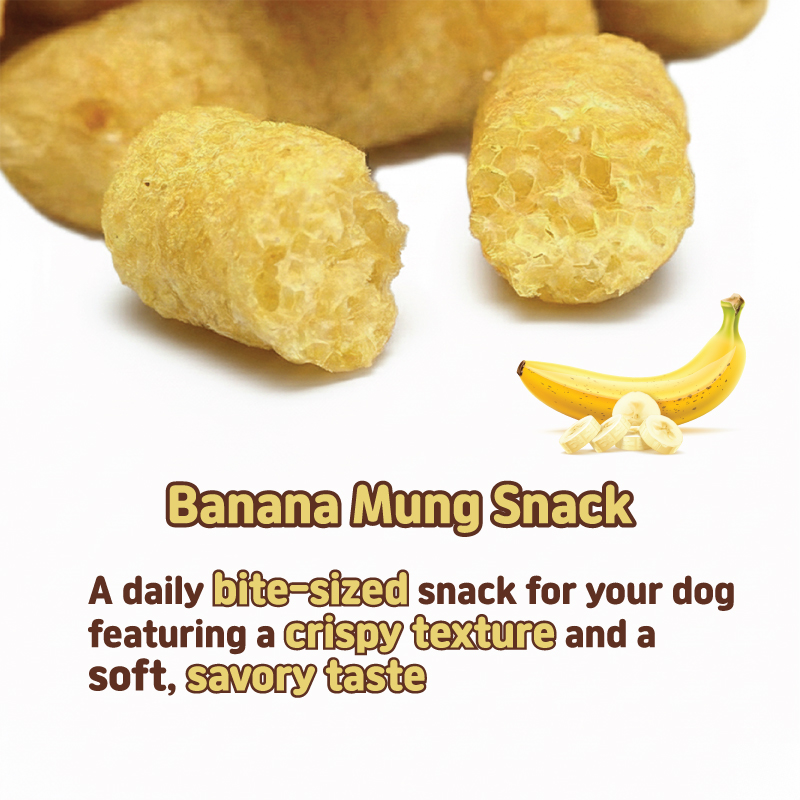 Banana Mung Snack with 19 probiotic strains for gut health