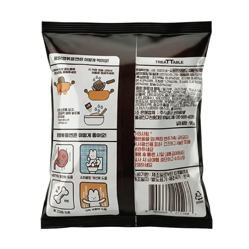 Mungdak Korean dog noodles - product detail