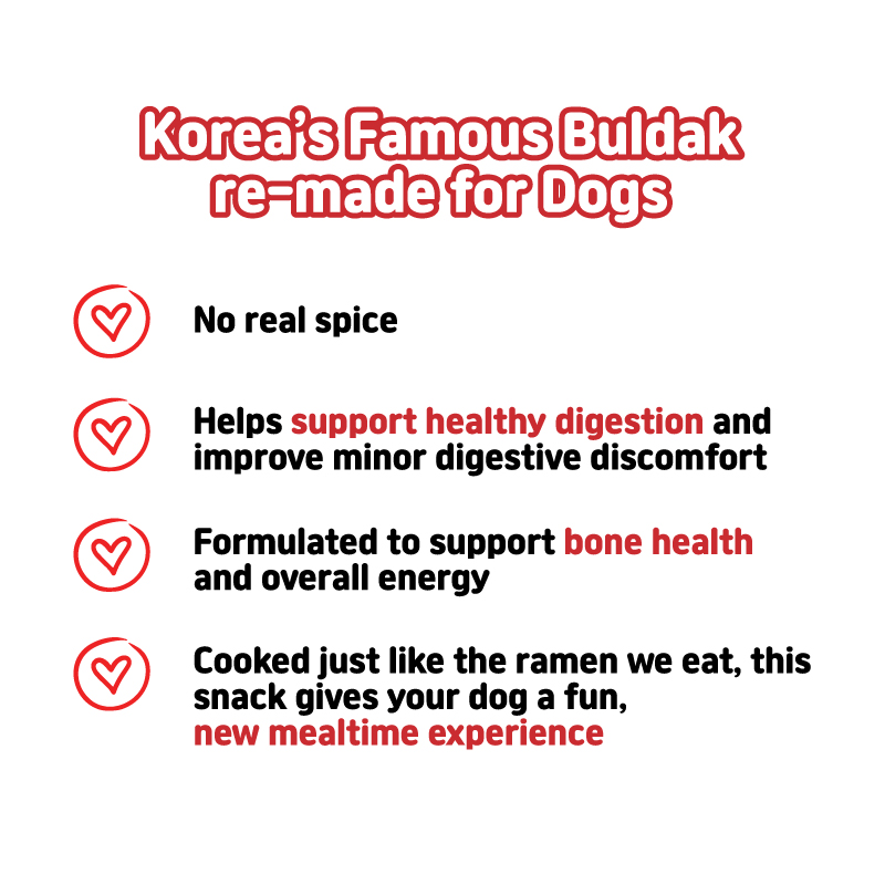 Mungdak dog ramen noodles close-up showing texture and quality