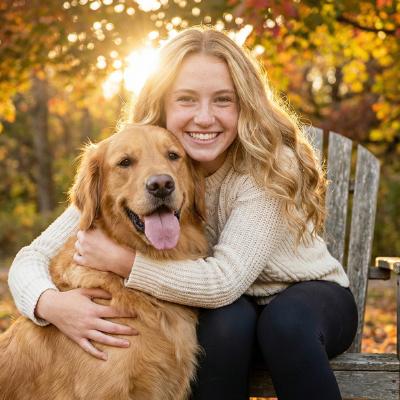 Jessica with Charlie