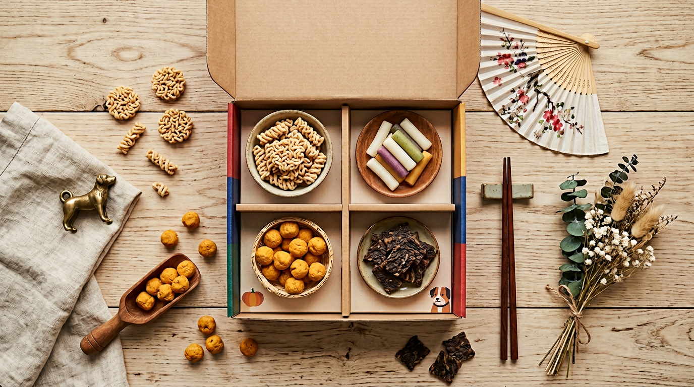 7 Korean-Inspired Themed Dog Treat Box Ideas Your Pup Will Love